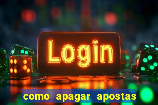 como apagar apostas no app da caixa